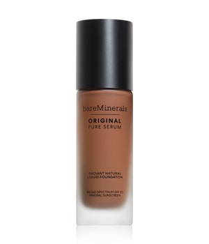 bareMinerals Original Pure Serum Radiant Natural Liquid Foundation Flüssige Foundation 30 ml Braun