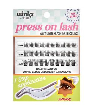 Ardell Winks Press On Lash Natural underlash extentions Wimpern 1 Stk Schwarz