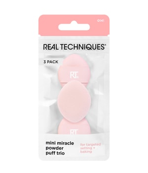 Real Techniques Mini Miracle Powder Puff Trio Make-Up Schwamm 1 Stk