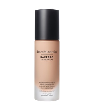 bareMinerals BarePro 24H Matte Comfort Liquid Foundation Flüssige Foundation 30 ml Rosa