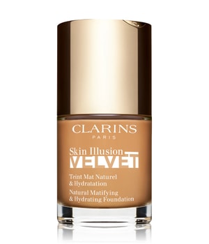 CLARINS Skin Illusion Velvet Natural Matifying & Hydrating Foundation Flüssige Foundation 30 ml Hellbraun