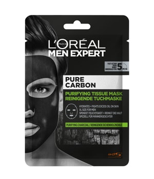 L'Oréal Men Expert Pure Carbon reinigende Tuchmaske Tuchmaske 30 g