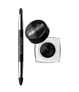 Maybelline Tattoo Liner Gel Pot + 2-in-1 Profi-Pinsel Eyeliner 3 g Schwarz