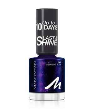 Manhattan Last & Shine Nail Polish Nagellack 12 ml Schwarz