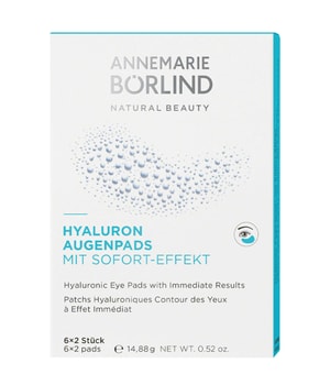 ANNEMARIE BÖRLIND HYALURON AUGENPADS mit Sofort-Effekt Augenpads 2 Stk