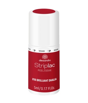 Alessandro Striplac Peel or Soak Nagellack 5 ml Dunkelrot