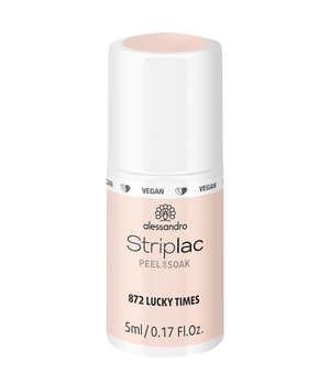 Alessandro Striplac Peel o Soak Gel Nagellack 5 ml Creme