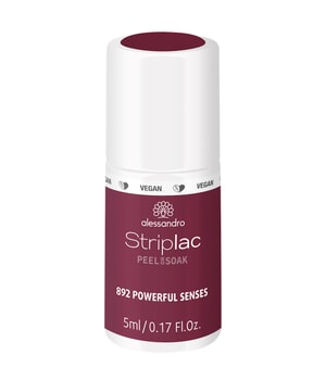 Alessandro Striplac Peel or Soak Gel Nagellack 5 ml Dunkelrot