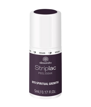 Alessandro Striplac Peel or Soak Gel Nagellack 5 ml Schwarz