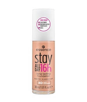 essence stay ALL DAY 16h long-lasting Flüssige Foundation 30 ml Hellbraun