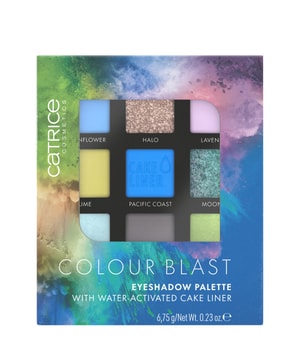 CATRICE Colour Blast with Water-Activated Cake Liner Lidschatten Palette 7 g