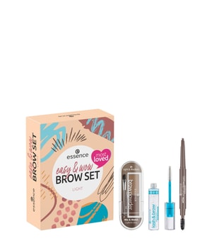 essence easy & WOW brow set Augen Make-up Set 1 Stk Hellbraun