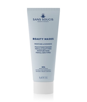 Sans Soucis Beauty Masks Moisture & Eveness Feuchtigkeitsmaske Gesichtsmaske 75 ml