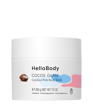 HelloBody COCOS GLAM Coconut Pink Body Scrub Körperpeeling 200 ml