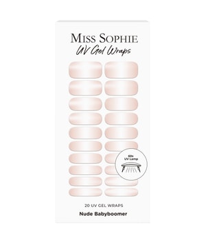 Miss Sophie UV Gel Wraps Nude Babyboomer Nagelfolie 20 Stk Creme