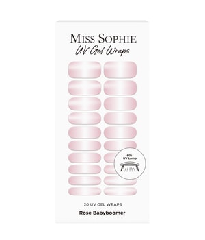 Miss Sophie UV Gel Wraps Rose Babyboomer Nagelfolie 20 Stk Creme