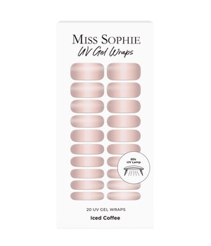 Miss Sophie UV Gel Wraps Iced Coffee Nagelfolie 20 Stk Nude