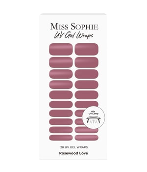 Miss Sophie UV Gel Wraps Rosewood Love Nagelfolie 20 Stk Hellbraun