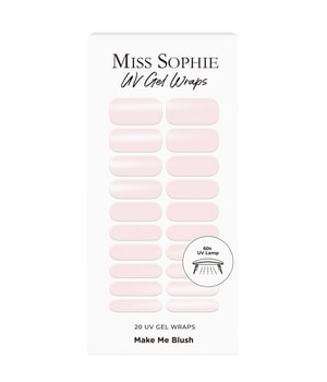 Miss Sophie UV Gel Wraps Make Me Blush Nagelfolie 20 Stk Creme