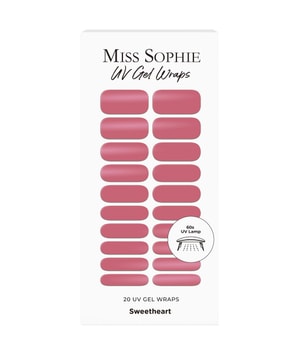 Miss Sophie UV Gel Wraps Sweetheart Nagelfolie 20 Stk Hellbraun