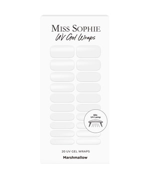 Miss Sophie UV Gel Wraps Marshmallow Nagelfolie 20 Stk Creme