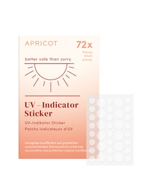 APRICOT UV Indicator Sticker better safe than sorry Körpermaske 72 g