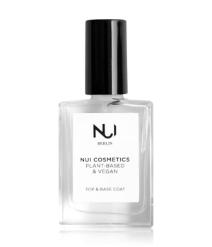 NUI Cosmetics Natural & Vegan Top & Base Coat Nagelunter- und Nagelüberlack 14 ml Weiß