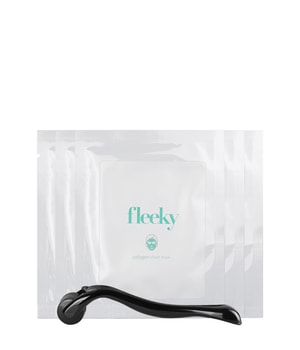 fleeky Collagen Sheet Mask + Roller Gesichtspflegeset 5 Stk