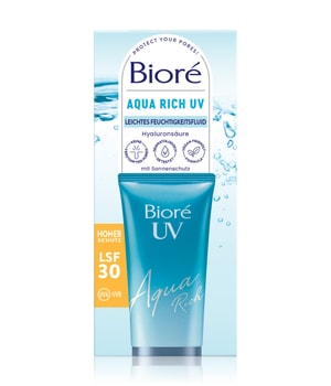 Bioré Aqua Rich UV Leichtes Feuchtigkeitsfluid LSF30 Gesichtsfluid 50 ml