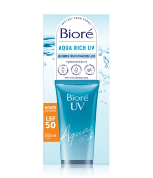 Bioré Aqua Rich UV Leichtes Feuchtigkeitsfluid LSF50 Gesichtsfluid 50 ml