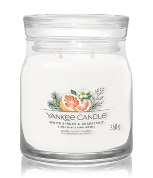 Yankee Candle White Spruce & Grapefruit Signature Jar Duftkerze 368 g