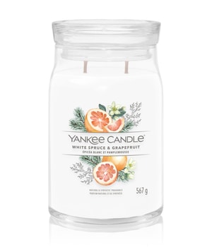 Yankee Candle White Spruce & Grapefruit Signature Jar Duftkerze 567 g