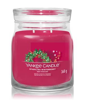 Yankee Candle Sparkling Winterberry Signature Jar Duftkerze 368 g