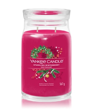 Yankee Candle Sparkling Winterberry Signature Jar Duftkerze 567 g