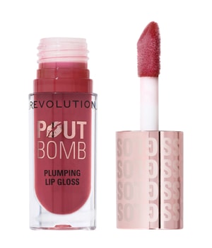 REVOLUTION Pout Bomb Plumping Gloss Lipgloss 5 ml Braun