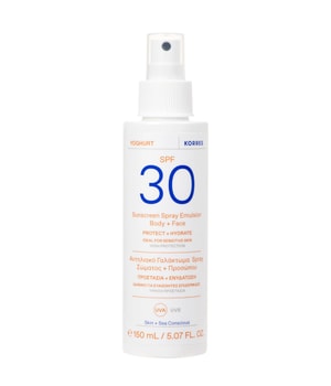 KORRES YOGHURT Sonnenspray-Emulsion für Gesicht und Körper SPF30 Sonnencreme 150 ml