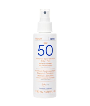 KORRES YOGHURT Sonnenspray-Emulsion für Gesicht und Körper SPF50 Sonnencreme 150 ml