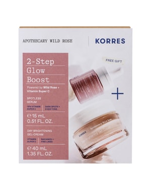 KORRES Apothecary Wild Rose Set 2-Step Boost für Glow Gesichtspflegeset 1 Stk