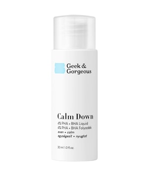 Geek & Gorgeous Calm Down 4% PHA + BHA Liquid Gesichtspeeling 30 ml