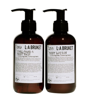 L:A Bruket Duo Kit Liquid Soap/Body Lotion Lemongrass Körperpflegeset 1 Stk