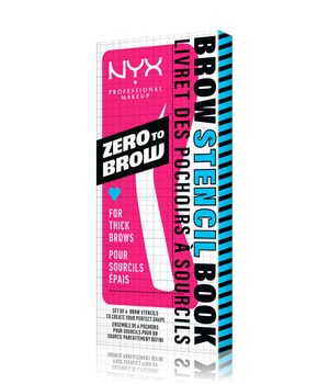 NYX Professional Makeup Zero To Brow Augenbrauenschablone 1 Stk Weiß