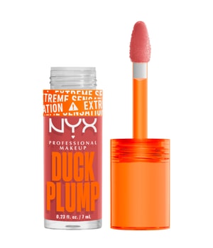 NYX Professional Makeup Duck Plump Lip Lacquer Lipgloss 7 ml Hellbraun