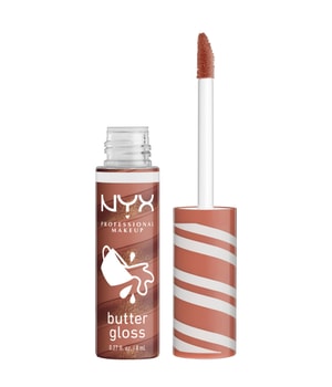 NYX Professional Makeup Butter Gloss Swirl Lipgloss Lipgloss 8 ml Braun