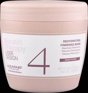 ALFAPARF MILANO Keratin Therapy Lisse Design Rehydrating Mask Haarmaske 500 ml