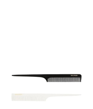 Balmain Hair Couture Tail Comb Black and White Stielkamm 2 Stk