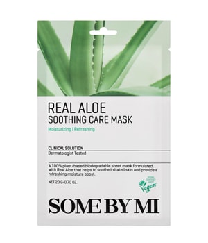 Some By Mi Real Care Mask Aloe Soothing Care Mask Tuchmaske 20 ml