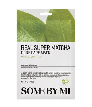 Some By Mi Real Care Mask Super Matcha Pore Care Mask Tuchmaske 20 ml