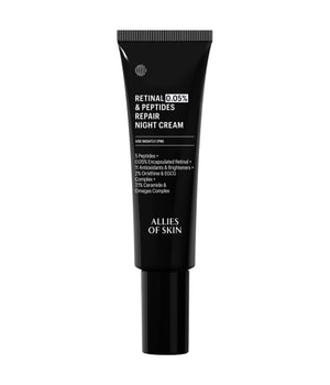 ALLIES OF SKIN 0.05% Retinal & Peptides Repair Night Cream Nachtcreme 48 ml