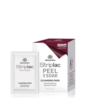 Alessandro Striplac Peel or Soak Cleansing Pads Nagellackentferner 30 Stk