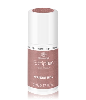 Alessandro Striplac Peel or Soak Gel Nagellack 5 ml Hellbraun